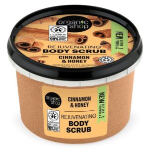 Organic Shop Megújító testradír fahéjjal és mézzel 250ml