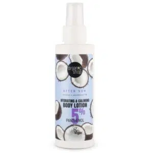 Organic Shop Napozás utáni testápoló kókusszal és 5% pantenollal 150ml