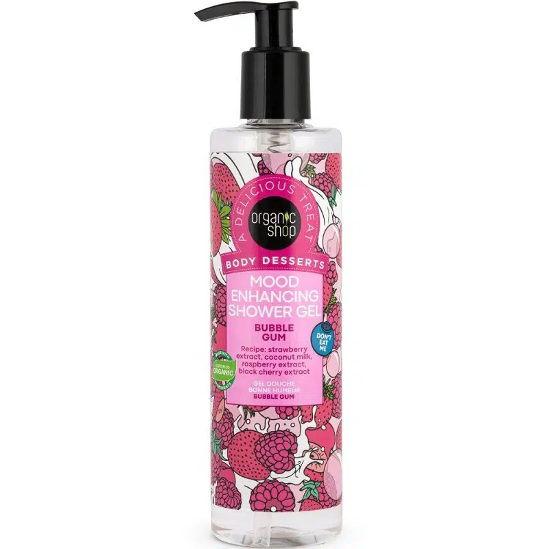 Organic Shop Rágógumi illatú hangulatjavító tusfürdő gél 280ml Organic Shop Rágógumi illatú hangulatjavító tusfürdő gél 280ml