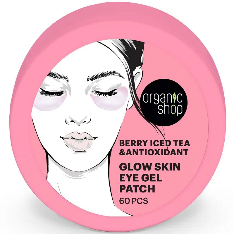Organic Shop Ragyogást adó gél szemmaszk bogyós jegesteával és antioxidánssal 60db Organic Shop Ragyogást adó gél szemmaszk bogyós jegesteával és antioxidánssal 60db