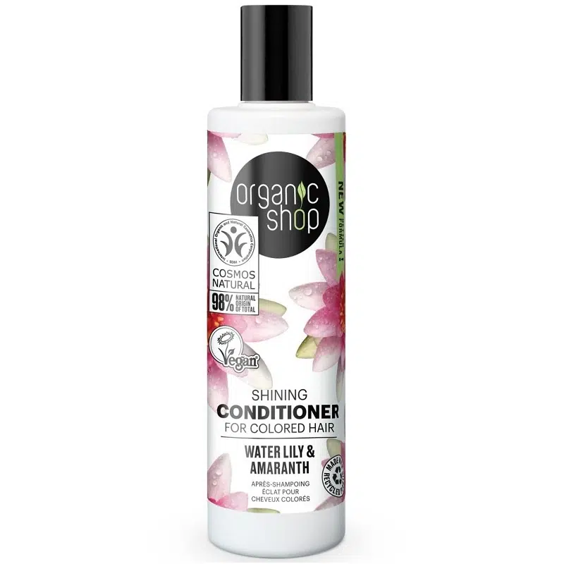 Organic Shop Shine kondicionáló vízililiommal és amaránttal 280ml Organic Shop Shine kondicionáló vízililiommal és amaránttal 280ml