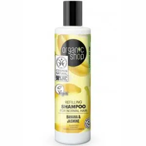 Organic Shop Tápláló (Revitalizáló) sampon banánnal és jázminnal 280ml