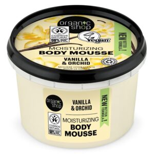 Organic Shop Hidratáló testápoló mousse Bourbon vanília és orchidea 250ml