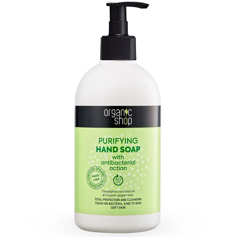 Organic Shop Folyékony szappan eukaliptusz illóolaj és bio borsmentával 500ml Organic Shop Folyékony szappan eukaliptusz illóolaj és bio borsmentával 500ml