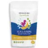 Organiqa 100% bio acai-banán vegán fehérje mix 400g