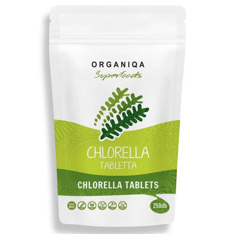 Organiqa bio chlorella tabletta 125 g (250db) Organiqa bio chlorella tabletta 125 g (250db)
