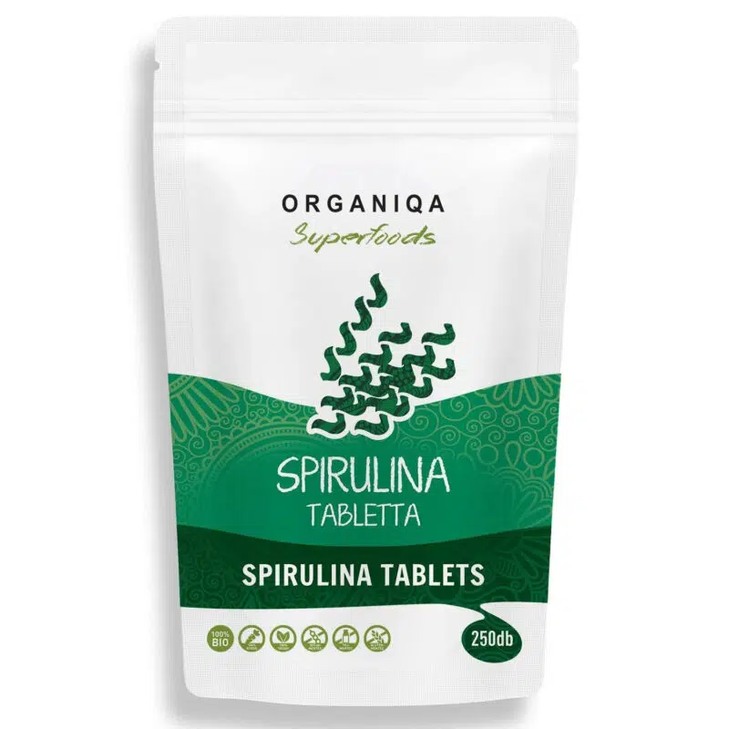 Organiqa Bio spirulina tabletta 250db Organiqa Bio spirulina tabletta 250db