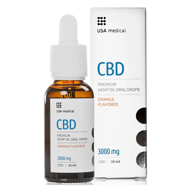 USA Medical 3000 mg Prémium CBD olaj ORAL DROPS narancsos 30ml USA Medical 3000 mg Prémium CBD olaj ORAL DROPS narancsos 30ml