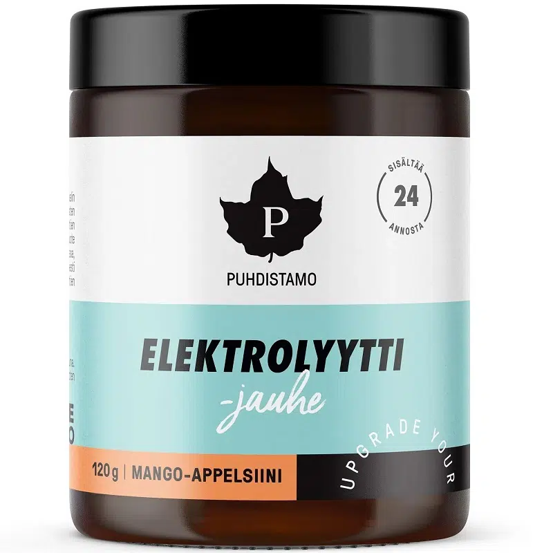 Puhdistamo Elektrolit mangó-narancs ízű italpor 120g Puhdistamo Elektrolit mangó-narancs ízű italpor 120g
