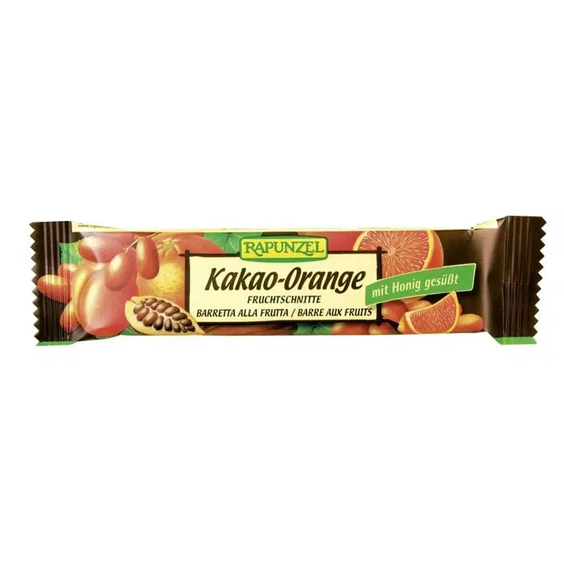 Rapunzel BIO Gyümölcsszelet kakaó-narancs 40g Rapunzel BIO Gyümölcsszelet kakaó-narancs 40g