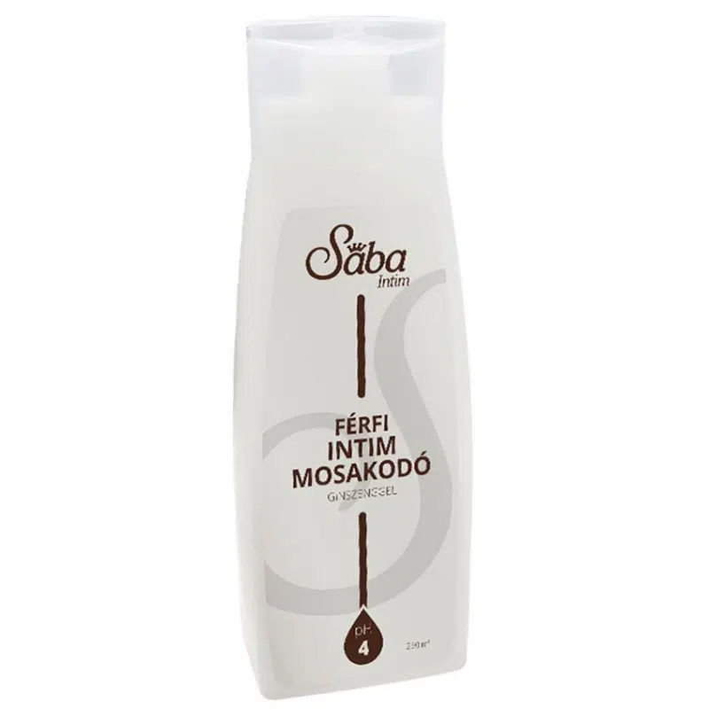 SÁBA férfi intim mosakodó illatos 250ml (ginsenggel) SÁBA férfi intim mosakodó illatos 250ml (ginsenggel)