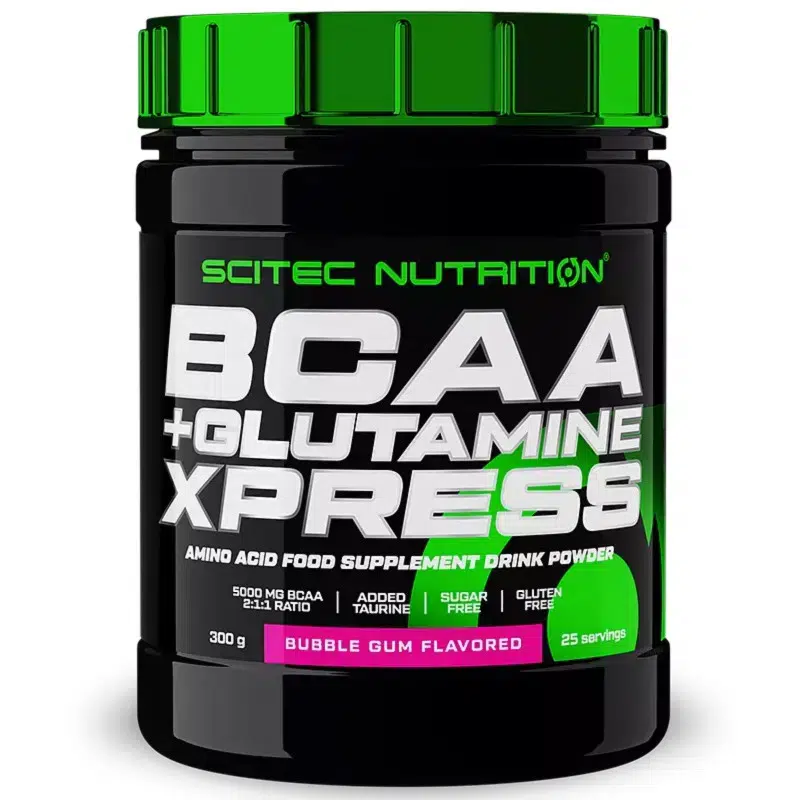 Scitec Nutrition BCAA+Glutamine Xpress 300g gyümölcsös rágógumi Scitec Nutrition BCAA+Glutamine Xpress 300g gyümölcsös rágógumi