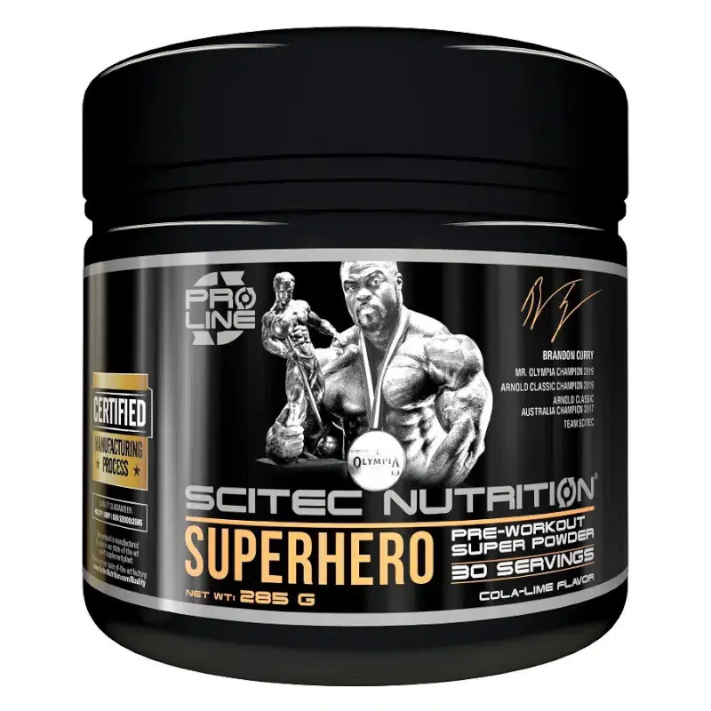 Scitec Nutrition Pro Line Superhero Pre-Wo 285g cola-lime Scitec Nutrition Pro Line Superhero Pre-Wo 285g cola-lime