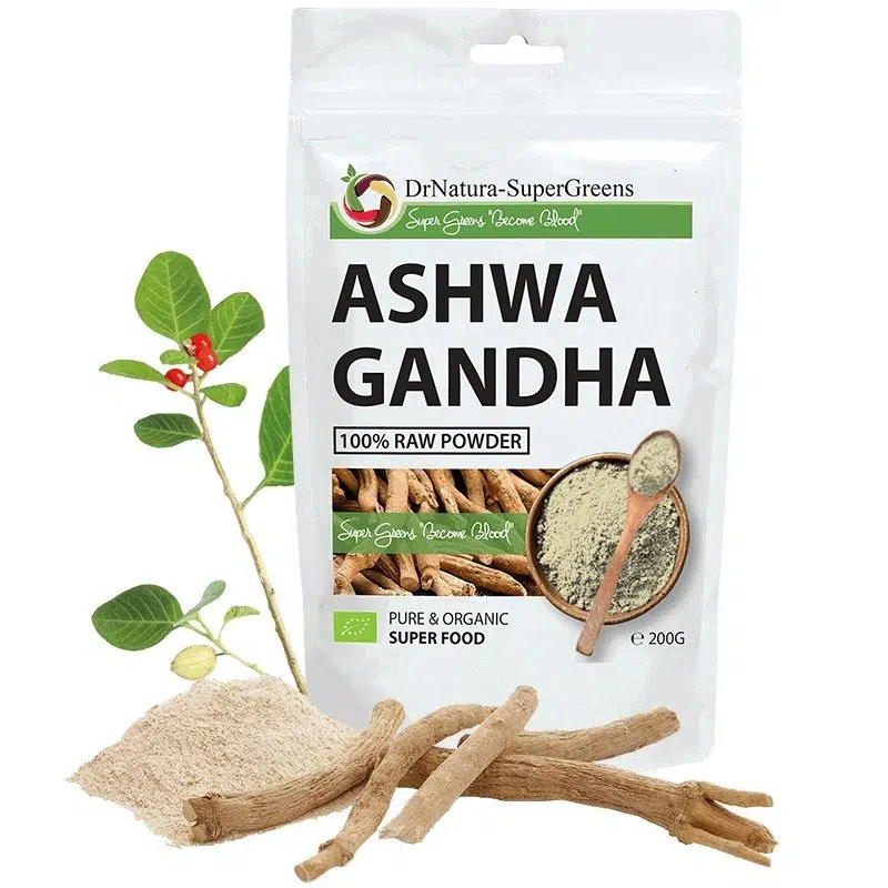 SuperGreens Bio Ashwagandha por 200 g SuperGreens Bio Ashwagandha por 200 g