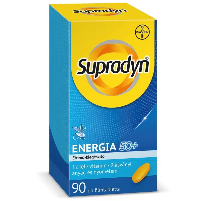 Supradyn Energia 50+ tabletta 90db Supradyn Energia 50+ tabletta 90db