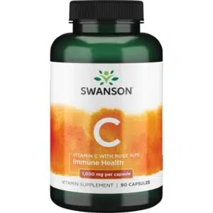 Swanson C-vitamin 1000mg 90db + csipkebogyó