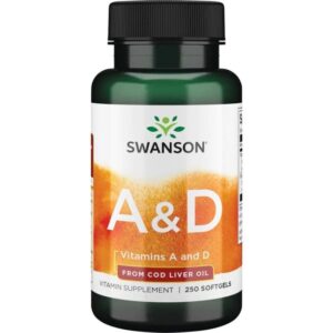 Swanson A&D vitamin halolajból 250db (A-5000NE, D-400NE)
