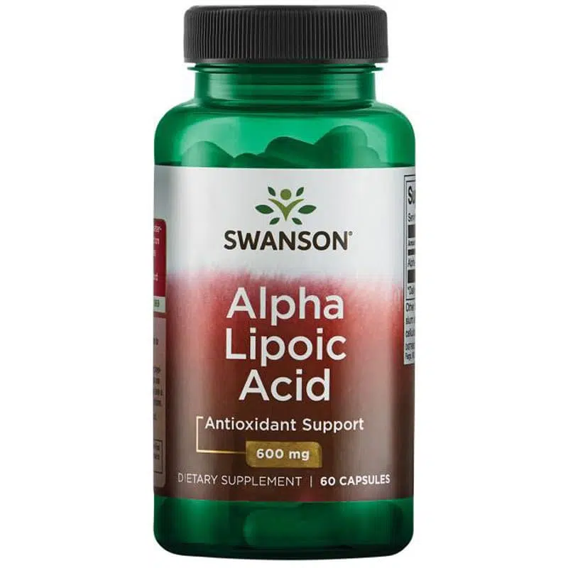 Swanson Alfa-liponsav 600mg 60 db Swanson Alfa-liponsav 600mg 60 db