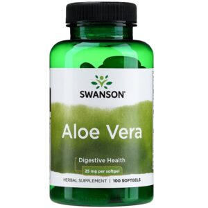 Swanson Aloe Vera 25mg 100db lágyzselatin kapszula