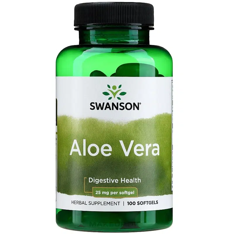 Swanson Aloe Vera 25mg 100db lágyzselatin kapszula Swanson Aloe Vera 25mg 100db lágyzselatin kapszula