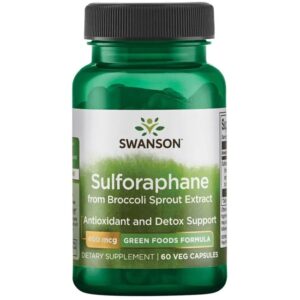 Swanson Brokkoli kivonat - Sulforaphane kapszula 60db