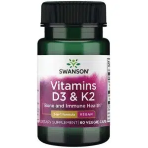 Swanson D3+K2-vitamin kapszula 60db