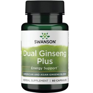 Swanson Dual Ginseng Plus kapszula 60db