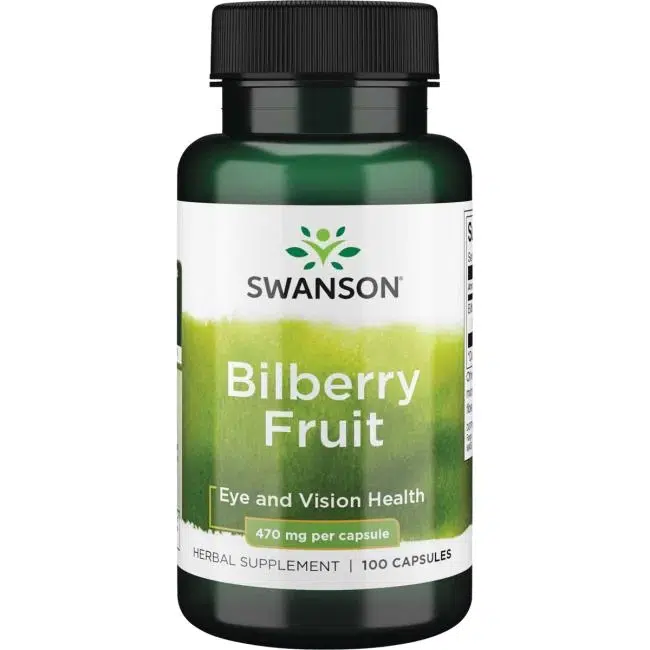 Swanson Fekete-Áfonya - Bilberry kapszula 100db Swanson Fekete-Áfonya - Bilberry kapszula 100db