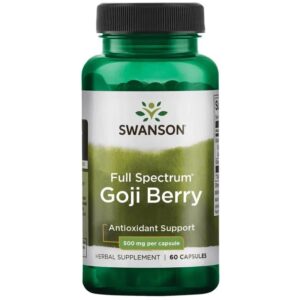 Swanson Goji Berry 500mg 60db