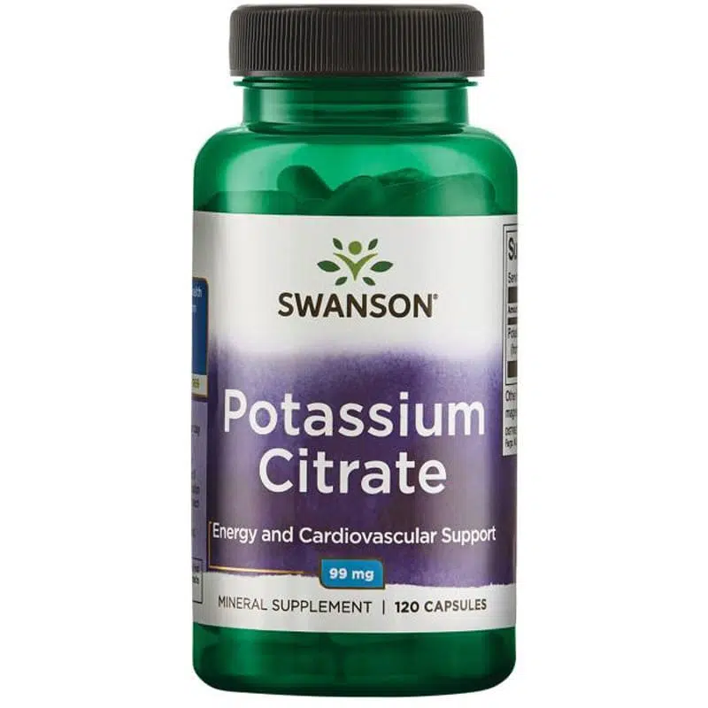 Swanson Kálium-Citrát (Potassium citrate) kapszula 120db Swanson Kálium-Citrát (Potassium citrate) kapszula 120db