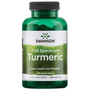Swanson Turmeric - Kurkuma kapszula 100db