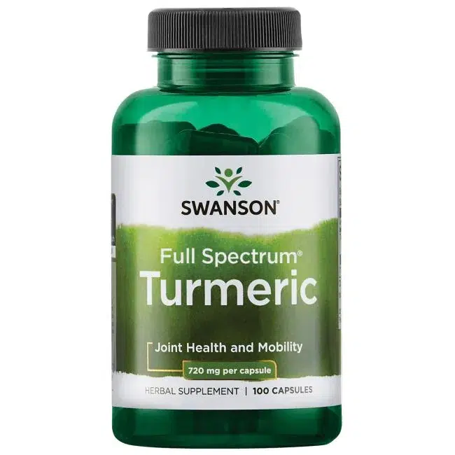 Swanson Turmeric - Kurkuma kapszula 100db Swanson Turmeric - Kurkuma kapszula 100db