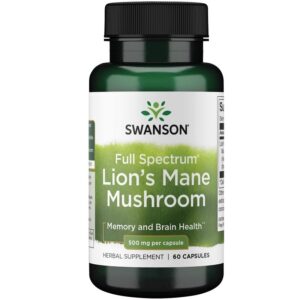 Swanson Lion's Mane - Süngomba kapszula 60db