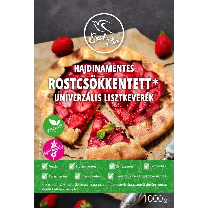 Szafi free hajdinamentes rostcsökkentett univerzális lisztkeverék 1000g Szafi free hajdinamentes rostcsökkentett univerzális lisztkeverék 1000g