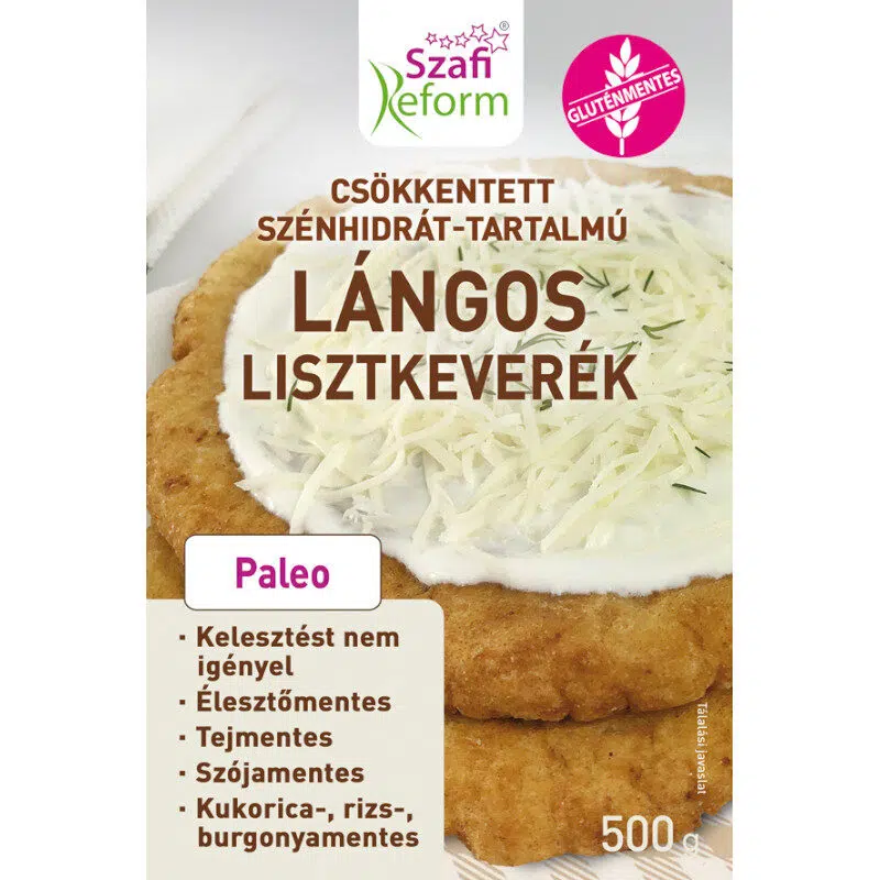 Szafi Reform Lángos lisztkeverék (gluténmentes) 500g Szafi Reform Lángos lisztkeverék (gluténmentes) 500g