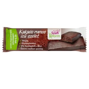 Szafi Reform Kakaós-rumos ízű szelet 25g