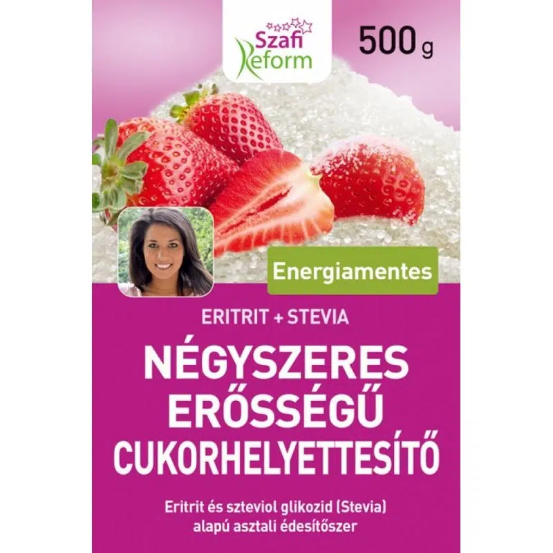 Szafi Reform Paleo négyszeres erősségű édesítő (negyedannyi 1:4) 500g Szafi Reform Paleo négyszeres erősségű édesítő (negyedannyi 1:4) 500g