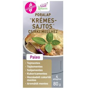 Szafi Reform Poralap "Krémes - sajtos" csirkemellhez 80 g