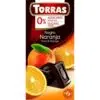 Torras étcsokoládé narancsos cukor- és gluténmentes 75g