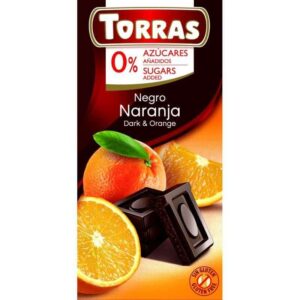 Torras étcsokoládé narancsos cukor- és gluténmentes 75g