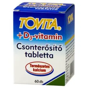 Tovita csonterősítő tabletta + D3 vitamin 60db