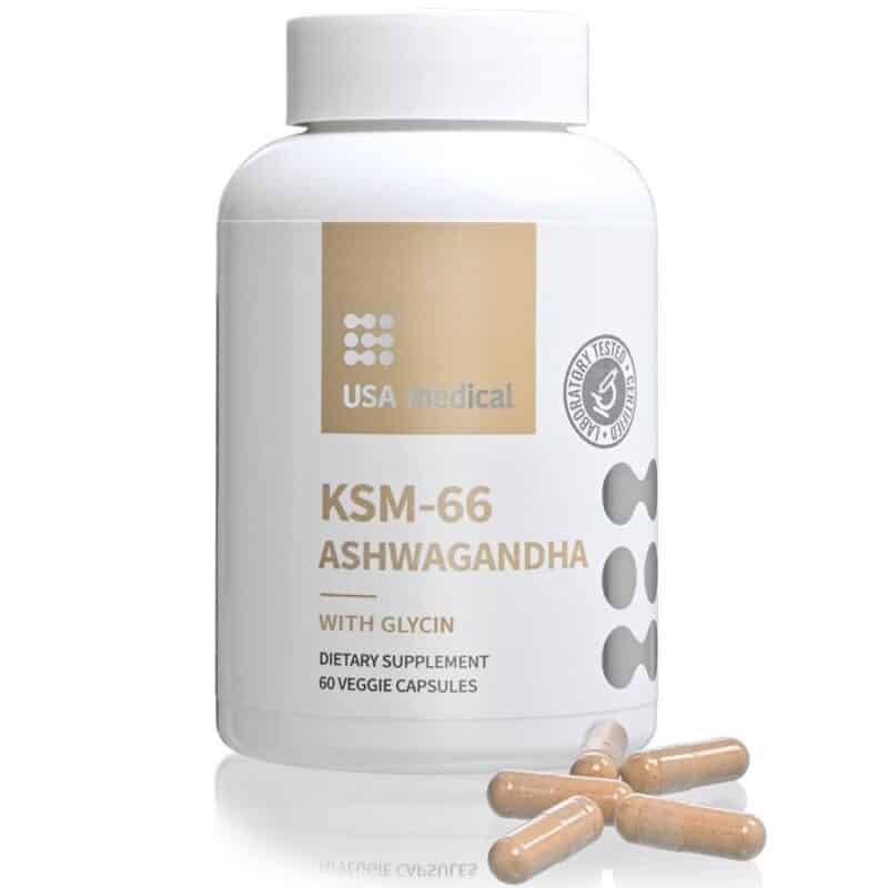 USA Medical KSM-66 Ashwagandha 60db USA Medical KSM-66 Ashwagandha 60db