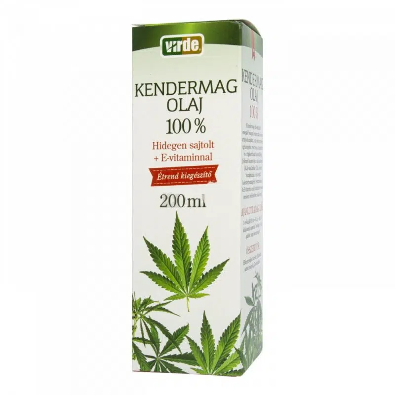 Virde Kendermagolaj E-vitaminnal 100% 200 ml Virde Kendermagolaj E-vitaminnal 100% 200 ml