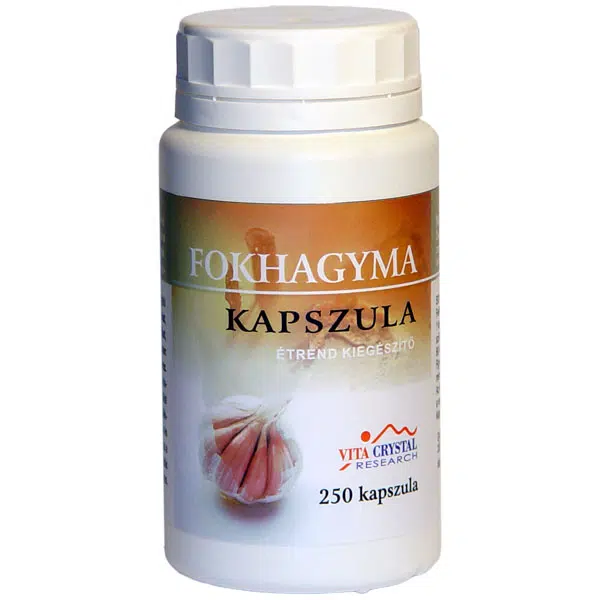 Vita Crystal Fokhagyma kapszula (250db) Vita Crystal Fokhagyma kapszula (250db)