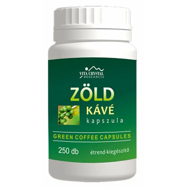 Vita Crystal Zöld kávé kapszula 250 db Vita Crystal Zöld kávé kapszula 250 db