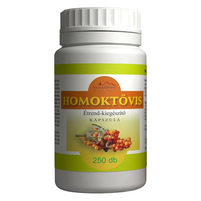 Vita Crystal Homoktövis kapszula (250db) Vita Crystal Homoktövis kapszula (250db)
