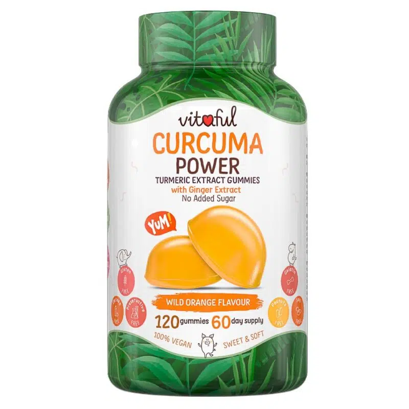 Vitaful Curcuma Power Kurkuma gumivitamin 120db Vitaful Curcuma Power Kurkuma gumivitamin 120db