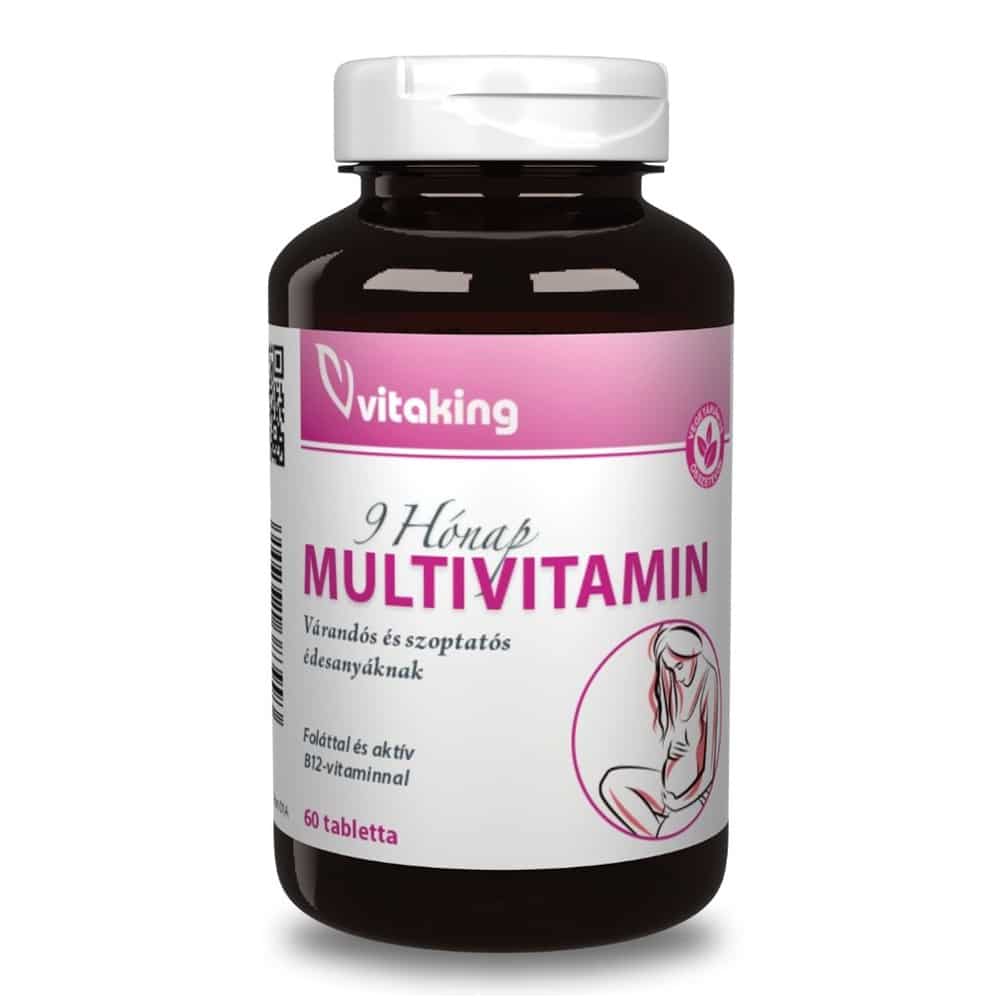 Vitaking 9 Month Multivitamin tabletta 60db Vitaking 9 Month Multivitamin tabletta 60db