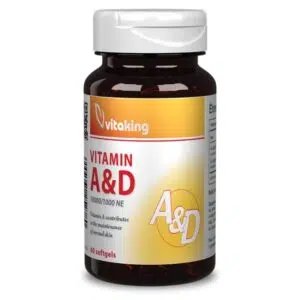 VitaKing A&D vitamin, A-10000NE D-1000NE 60db