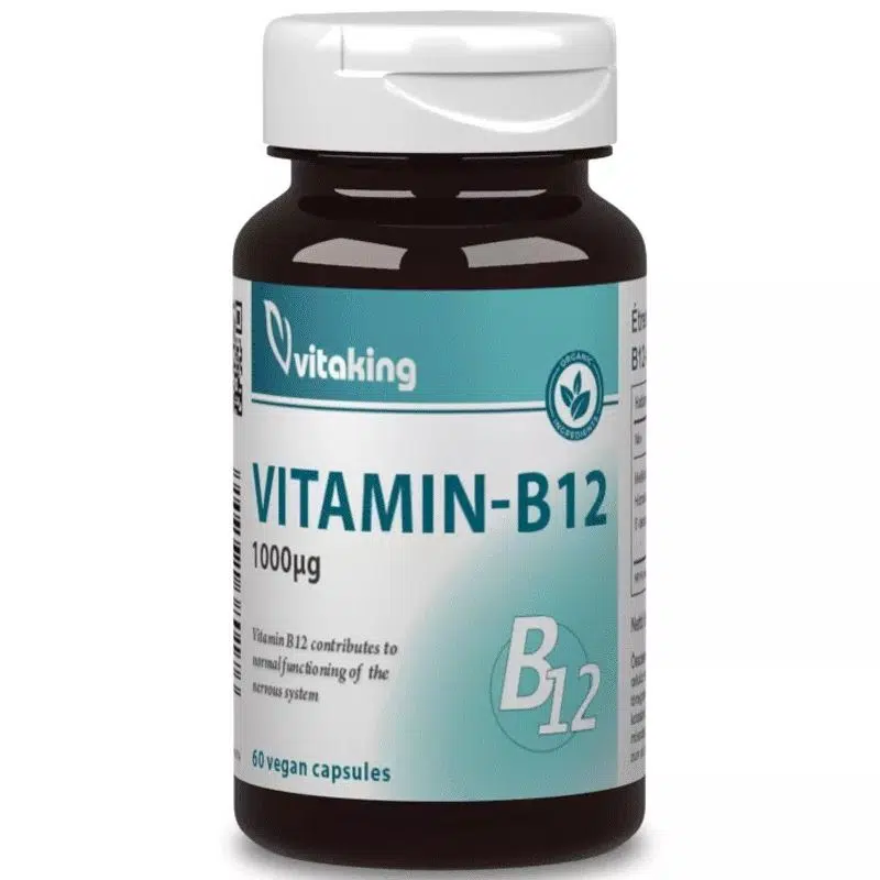 Vitaking B12 vitamin 1000mcg kapszula 60db Vitaking B12 vitamin 1000mcg kapszula 60db